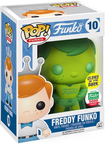 Figurine Funko Pop Freddy Funko #10 Freddy Funko (Super-héros) - Brillant dans le noir