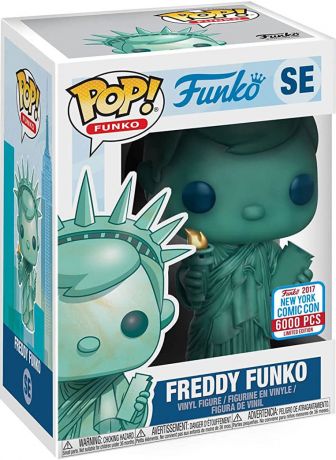 Figurine Funko Pop Freddy Funko Freddy Funko (Statue de la Liberté)