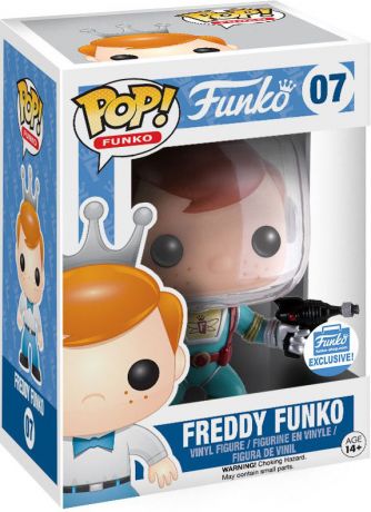 Figurine Funko Pop Freddy Funko #07 Freddy Funko avec Pistolet Rayons Laser (Astronaute)