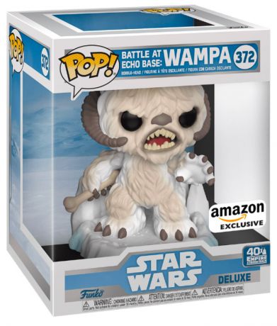 Figurine Funko Pop Star Wars 5 : L'Empire Contre-Attaque #372 Bataille à la Base Echo : Wampa - 15 cm