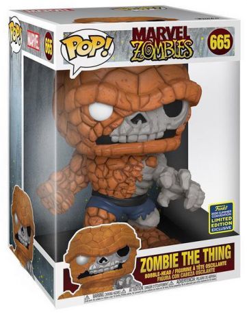 Figurine Funko Pop Marvel Zombies #665 La Chose en Zombie - 25 cm