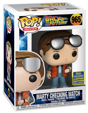 Figurine Funko Pop Retour vers le Futur #965 Marty Vérifiant l'Heure