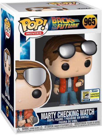 Figurine Funko Pop Retour vers le Futur #965 Marty Vérifiant l'Heure