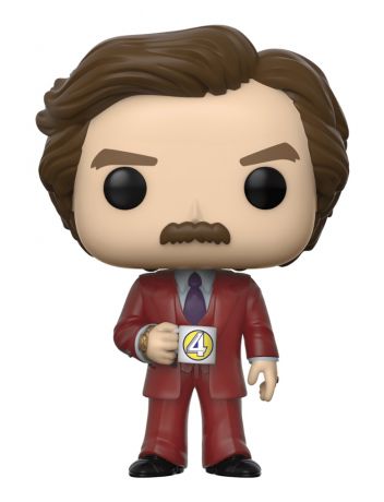 Figurine Funko Pop Présentateur vedette : La Légende de Ron Burgundy #948 Ron Burgundy