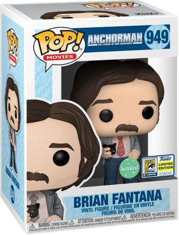 Figurine Funko Pop Présentateur vedette : La Légende de Ron Burgundy #949 Brian Fantana - Parfumé