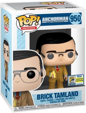 Figurine Funko Pop Présentateur vedette : La Légende de Ron Burgundy #950 Brick Tamland