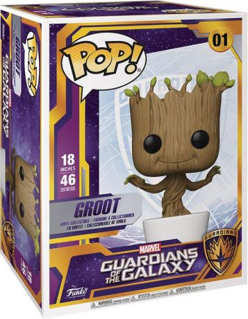 Figurine Funko Pop Les Gardiens de la Galaxie [Marvel] #01 Groot Dançant - 46 cm