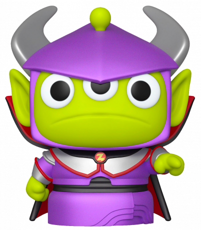 Figurine Funko Pop Alien Remix [Disney] #753 Alien (Zurg) - Métallique