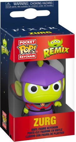 Figurine Funko Pop Alien Remix [Disney] Alien (Zurg) - Porte-clés