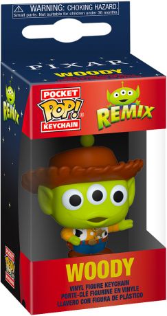 Figurine Funko Pop Alien Remix [Disney] Alien (Woody) - Porte-clés