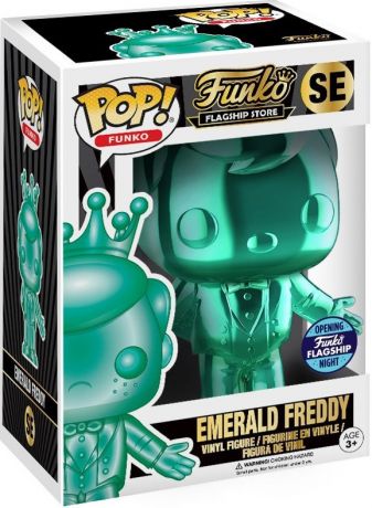 Figurine Funko Pop Freddy Funko Emerald Freddy - Chromé
