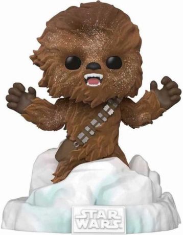 Figurine Funko Pop Star Wars 5 : L'Empire Contre-Attaque #374 Bataille à la base Echo : Chewbacca - Floqué & 15 cm