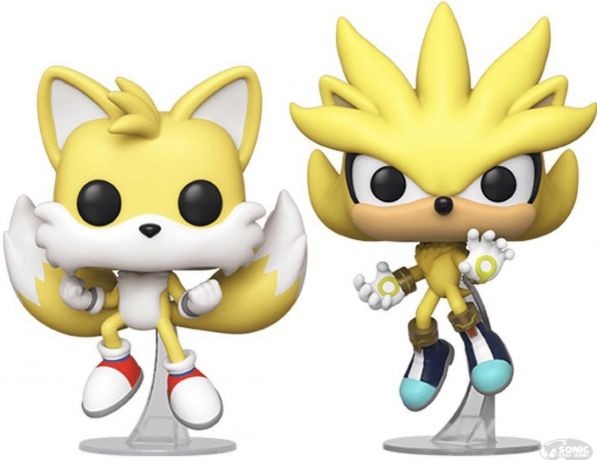 Figurine Funko Pop Sonic le Hérisson Sonic le Hérisson Super Tails & Super Silver