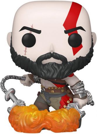 Figurine Funko Pop PlayStation #154 Kratos avec les lames du chaos - Brillant dans le noir