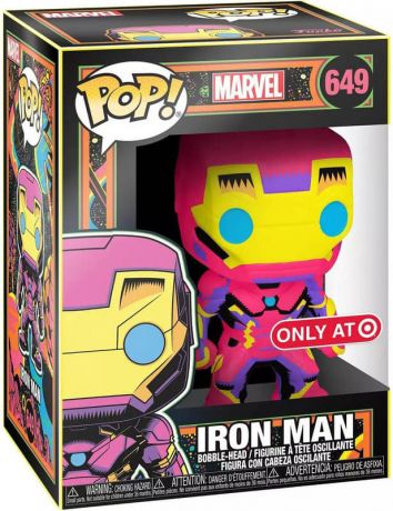Figurine Funko Pop Marvel Comics #649 Iron Man - Néon