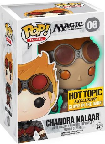 Figurine Funko Pop Magic : L'Assemblée #06 Chandra Nalaar - Brillant dans le noir