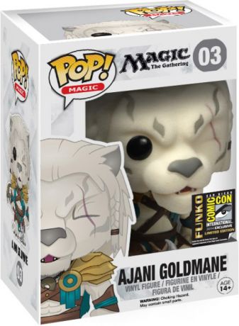 Figurine Funko Pop Magic : L'Assemblée #03 Ajani Goldmane - Floqué