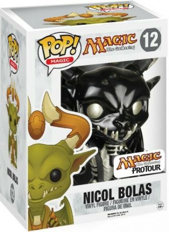 Figurine Funko Pop Magic : L'Assemblée #12 Nicol Bolas (Noir) - 15 cm