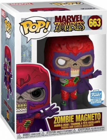 Figurine Funko Pop Marvel Zombies #663 Magneto en Zombie