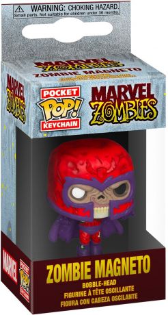 Figurine Funko Pop Marvel Zombies Magneto en Zombie - Porte-clés