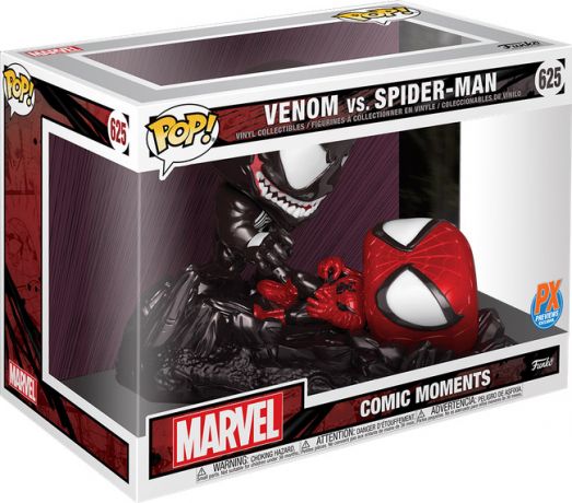 Figurine Funko Pop Marvel Comics #625 Venom vs. Spider-Man - Métallique