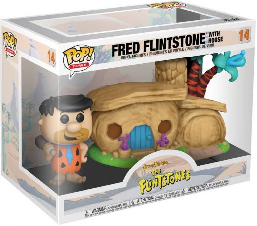 Figurine Funko Pop Hanna-Barbera #14 Fred Pierrafeu avec Maison (Les Pierrafeu)