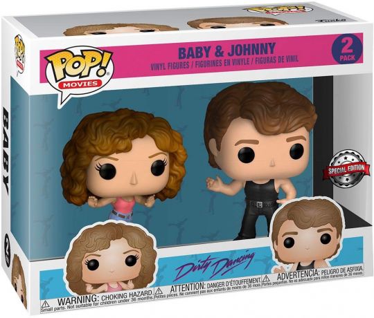 Figurine Funko Pop Dirty Dancing Bébé & Johnny - 2 pack