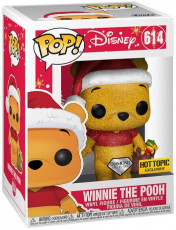 Figurine Funko Pop Winnie l'Ourson [Disney] #614 Winnie l'Ourson (Noël) - Pailleté