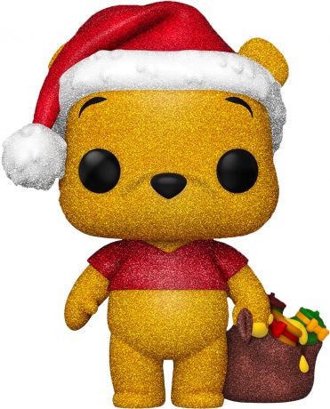Figurine Funko Pop Winnie l'Ourson [Disney] #614 Winnie l'Ourson (Noël) - Pailleté