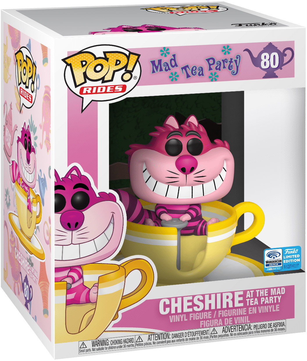 Figurine Pop Alice Au Pays Des Merveilles Disney Pas Cher Chat Du Cheshire La Folle