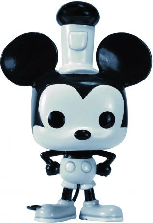 Figurine Funko Pop Disney #24 Willie sur Bateau à vapeur - Noir & Blanc