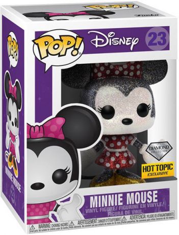 Figurine Funko Pop Mickey Mouse [Disney] #23 Minnie Mouse - Pailleté