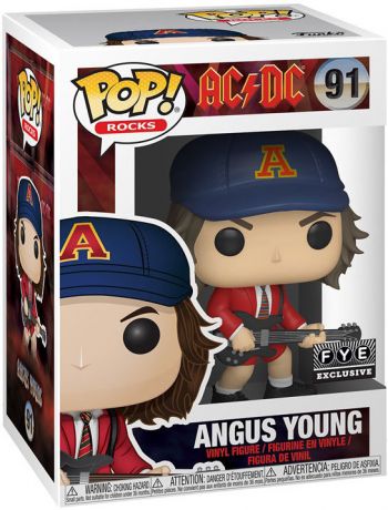 Figurine Funko Pop AC/DC #91 Angus Young (Veste Rouge)