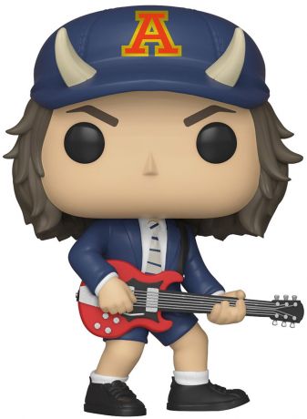 Figurine Funko Pop AC/DC #91 Angus Young (Casquette de Diable) [Chase]