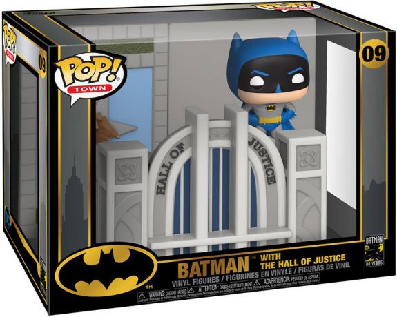 Figurine Funko Pop Batman [DC] #09 Batman avec le Palais de Justice