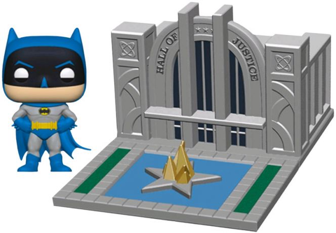 Figurine Funko Pop Batman [DC] #09 Batman avec le Palais de Justice