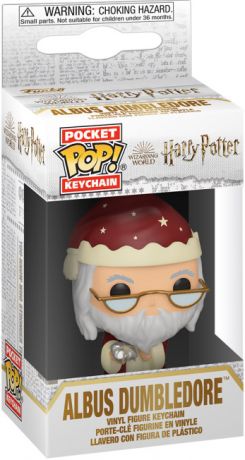 Figurine Funko Pop Harry Potter Dumbledore (Noël) - Porte-clés