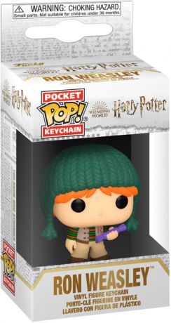 Figurine Funko Pop Harry Potter Ron Weasley (Noël) - Porte-clés