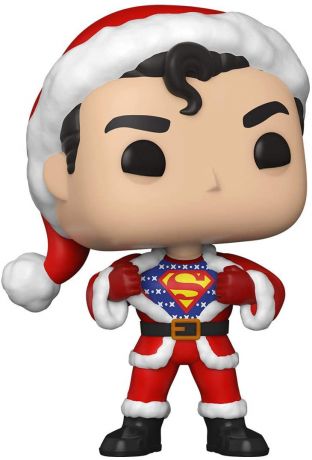 Figurine Funko Pop DC Super-Héros #353 Superman avec Chandail (Noël)