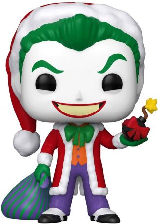 Figurine Funko Pop DC Super-Héros #358  Joker le Père Noël (Noël)