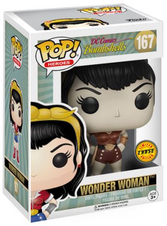 Figurine Funko Pop DC Comics Bombshells #167 Wonder Woman - Sepia [Chase]