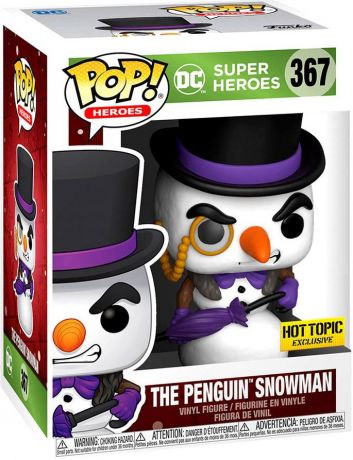 Figurine Funko Pop DC Super-Héros #367 Le Pingouin en Bonhomme de Neige