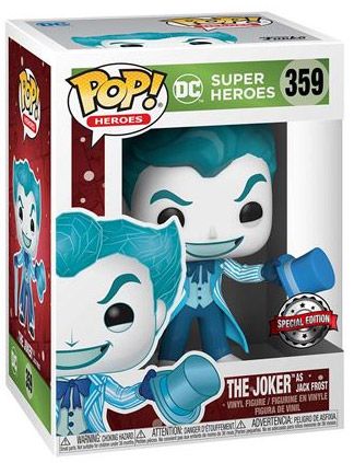 Figurine Funko Pop DC Super-Héros #359 Joker en Jack Frost (Noël)