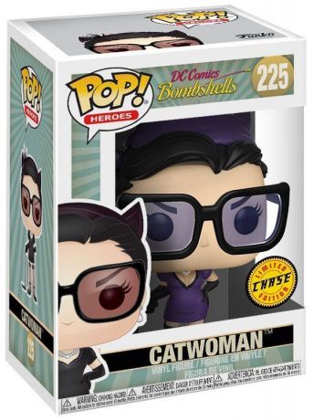 Figurine Funko Pop DC Comics Bombshells #225 Catwoman - Violette [Chase]