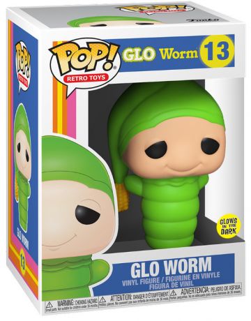 Figurine Funko Pop Hasbro #13 Blo Worm - Brillant dans le noir