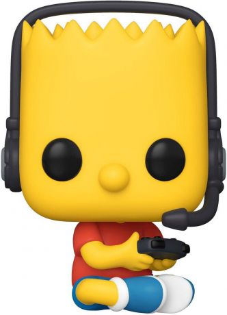 Figurine Funko Pop Les Simpson #1035 Bart (Gamer) 