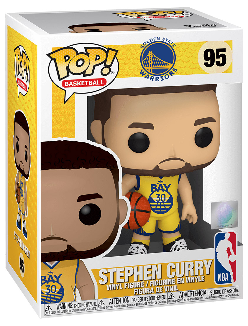 スポーツ Funko NBA Stephen Curry #95 Stephen Curry Golden State Alternate Jersey #95 Pop Sports NBA