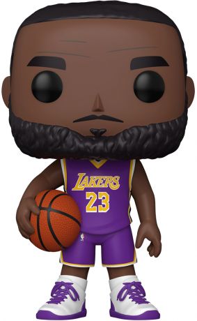 Figurine Funko Pop NBA #98 LeBron James (Maillot Violet) - 25 cm