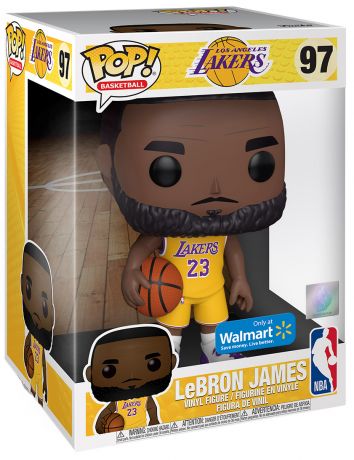 Figurine Funko Pop NBA #97 LeBron James (Maillot Jaune) - 25 cm
