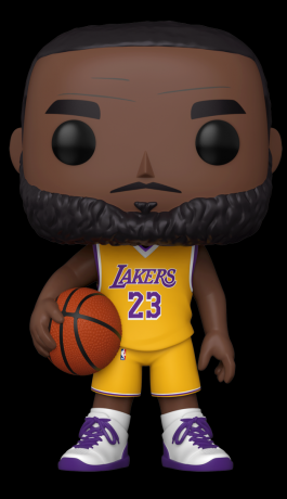 Figurine Funko Pop NBA #97 LeBron James (Maillot Jaune) - 25 cm